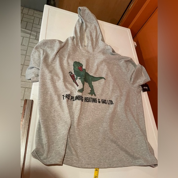 🥊🦖T-Rex Plumbing Heating & Gas Ltd. Boxing Trainher Gym US XL Short Sleeve🦖🥊 - Picture 10 of 16